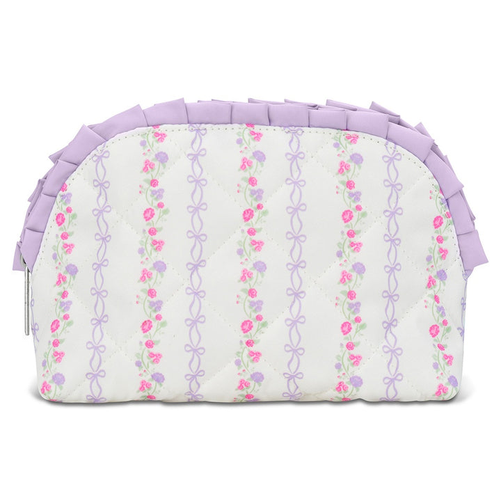 Iscream Forever Floral Oval Cosmetic Bag
