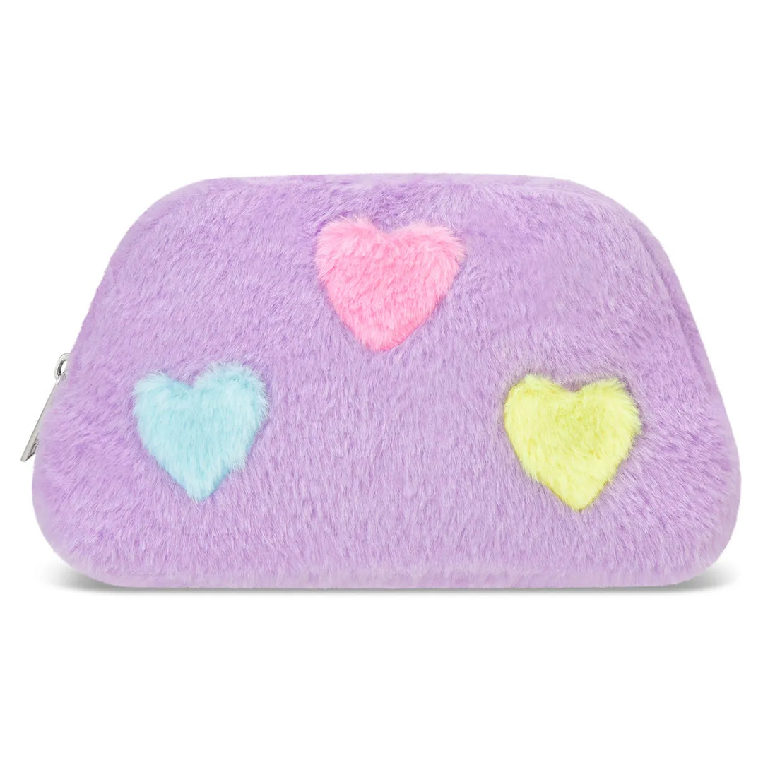 Hearts Color Block Oval Bag