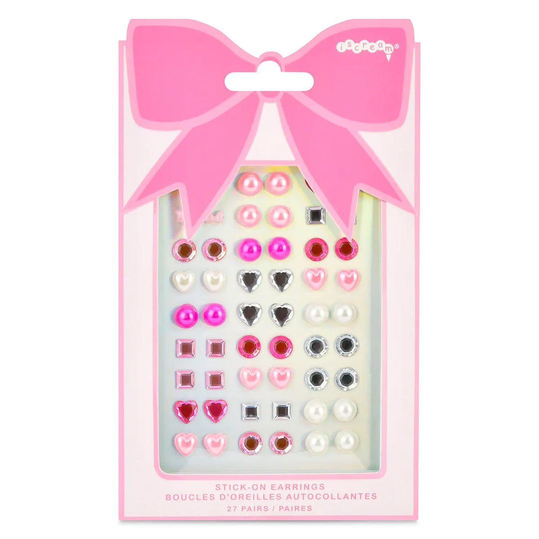 Bow Stick On Earrings
