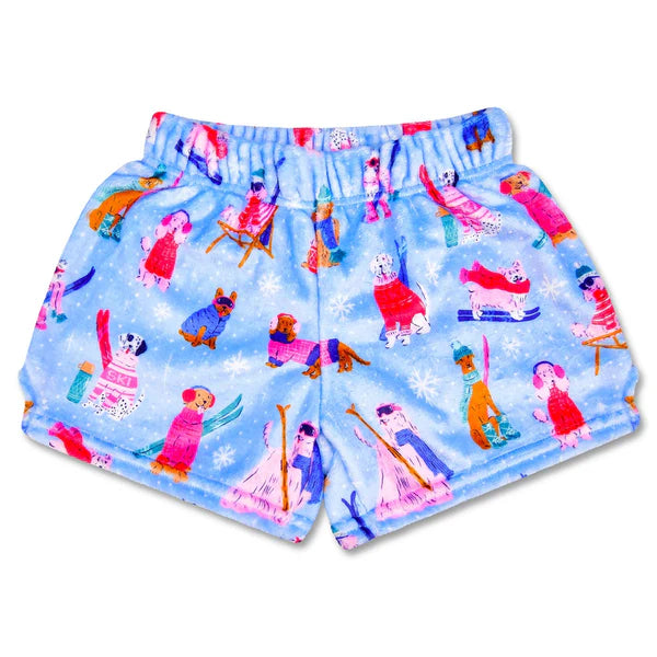 Iscream Ski Dogs Plush Shorts