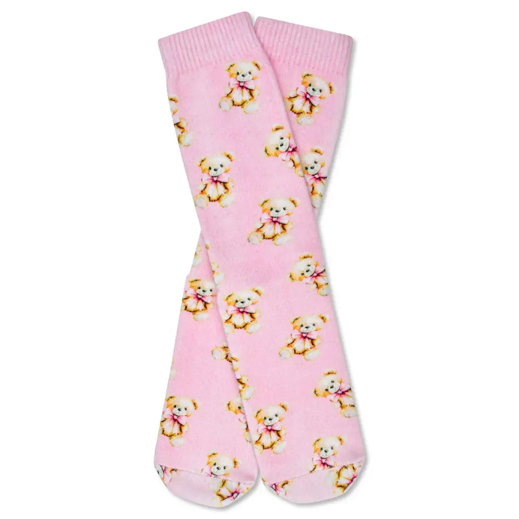 Iscream Beary Cute Pink Socks