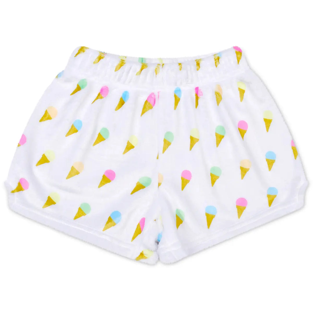 Sweet Scoops Plush Shorts