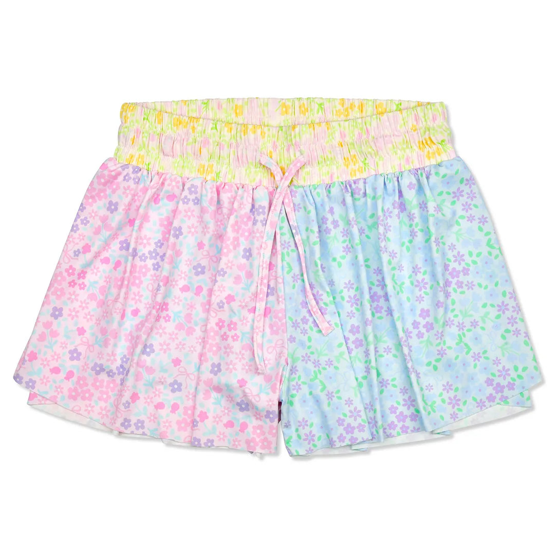 Ditsy Patchwork Butterfly Shorts