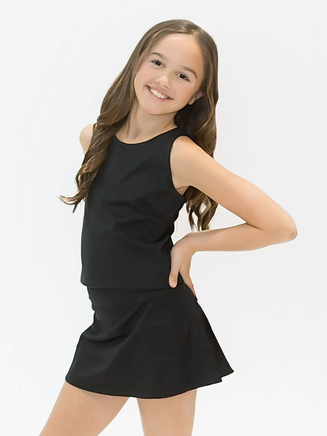 Belle Cher Black Razorback Top
