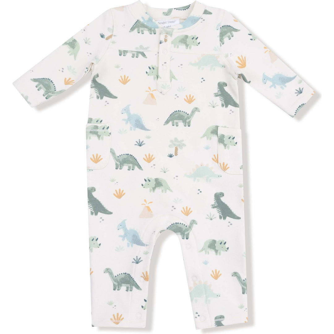 Angel Dear Soft Dinos Terry Romper