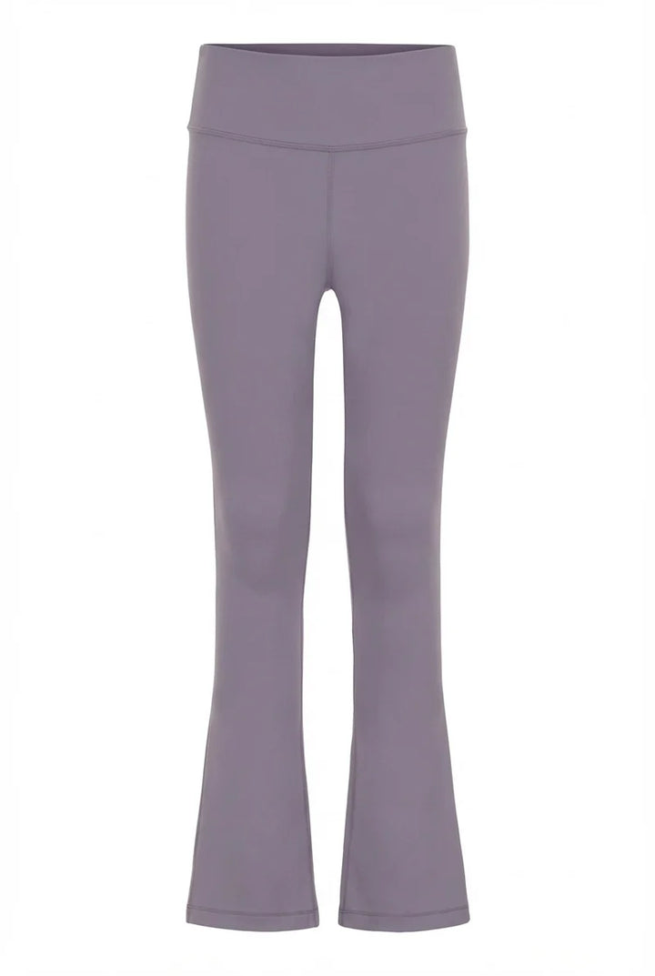 Pleat Florie Flare Leggings in Mushroom