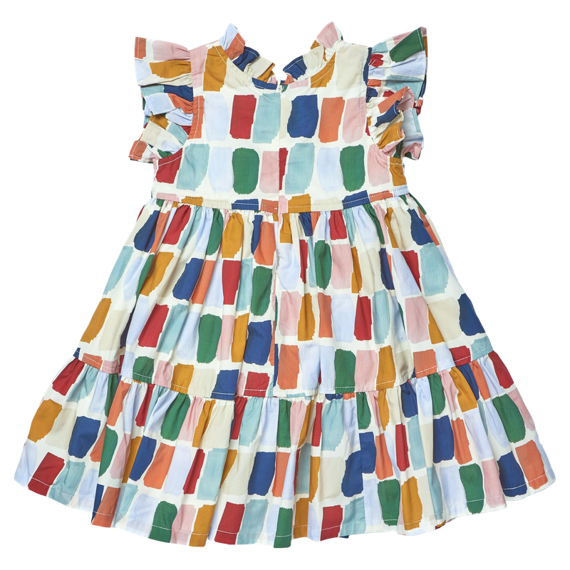Pink Chicken Jennifer Dress in Fall Paint Swatch (size 2-6)