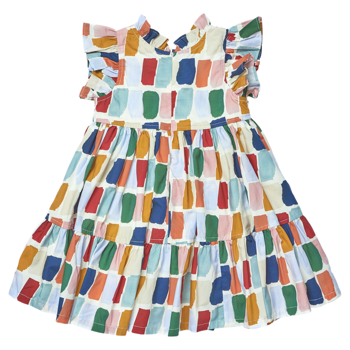 Pink Chicken Jennifer Dress in Fall Paint Swatch (size 7-10)