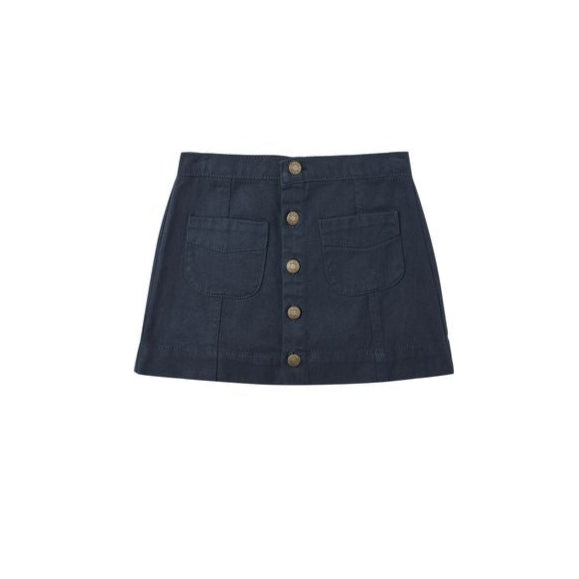 Rylee & Cru Denver Mini Skirt in Indigo
