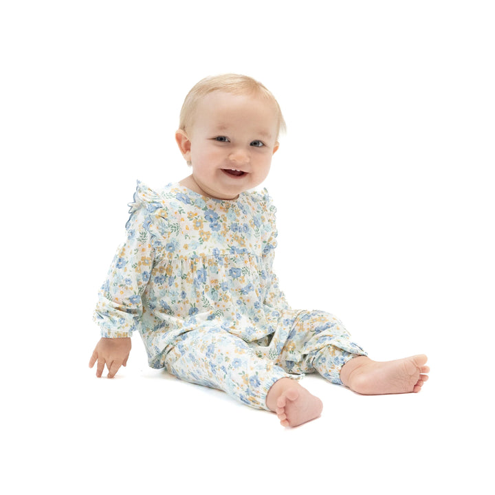 Angel Dear Sweet Rose Calico Romper