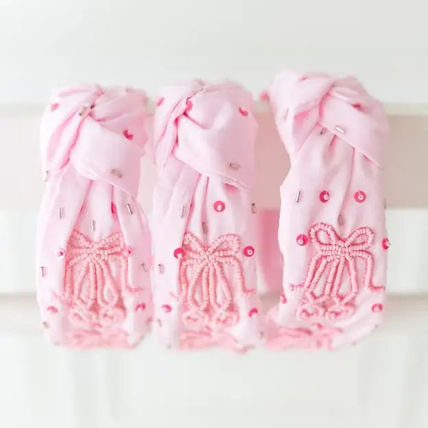 Cheeky Plum Beaded En Point Headband