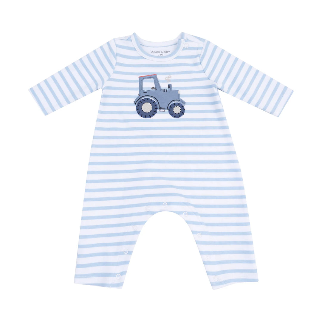 Angel Dear Mini Tractors Applique Romper