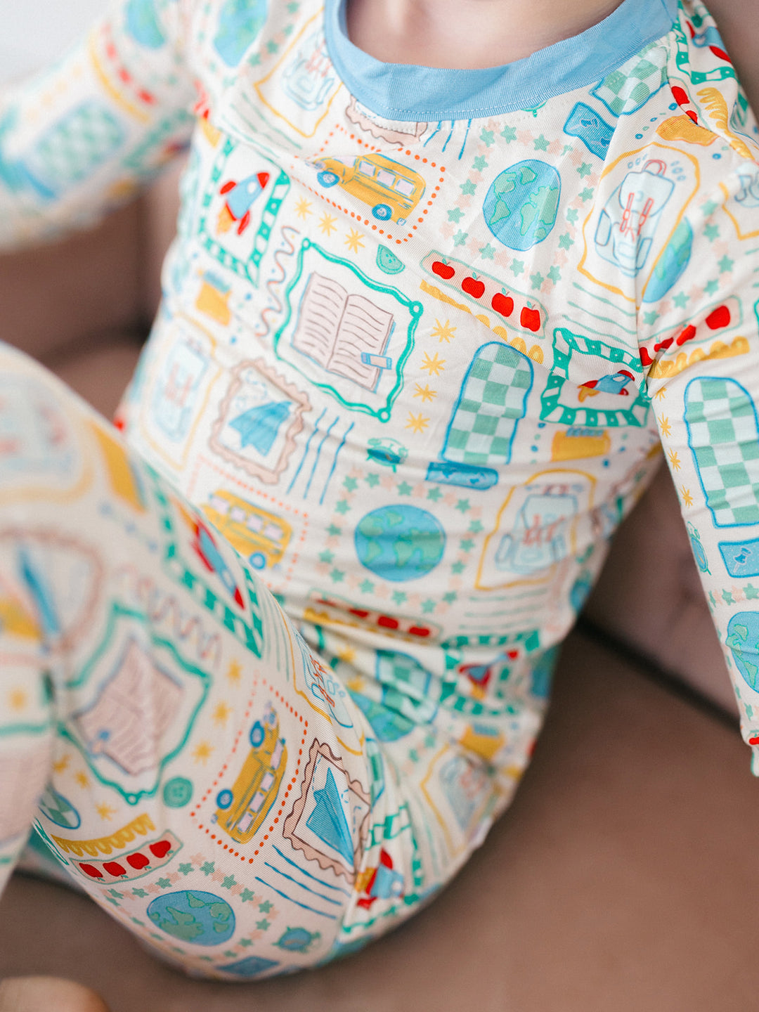 Blue Little Learner Pajama Set