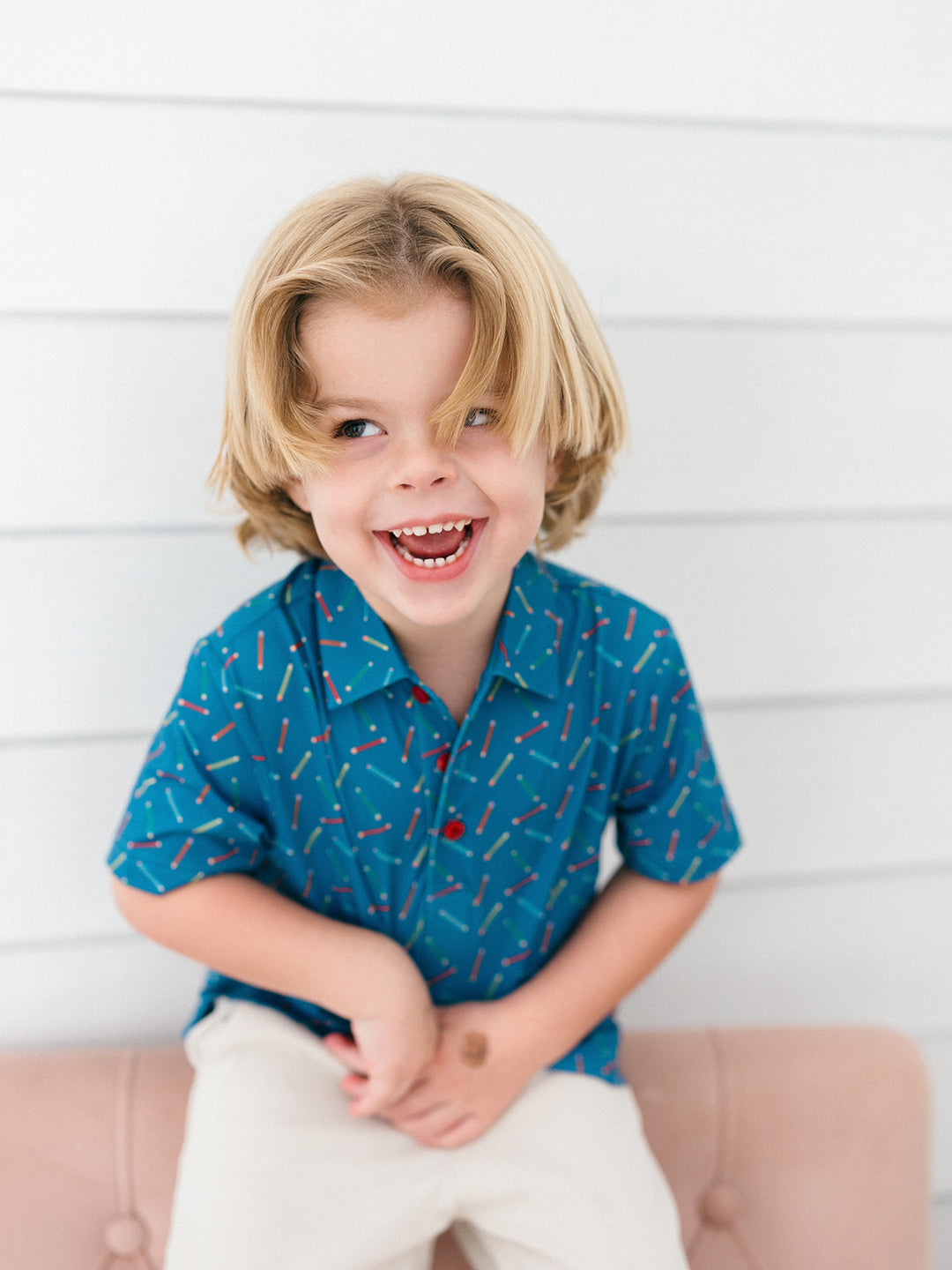Write On Boy's Polo