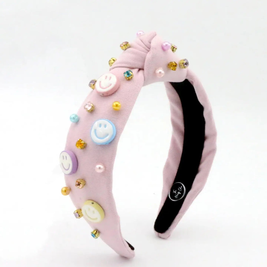 Smiley Face Knot Headband