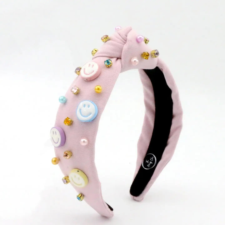 Smiley Face Knot Headband