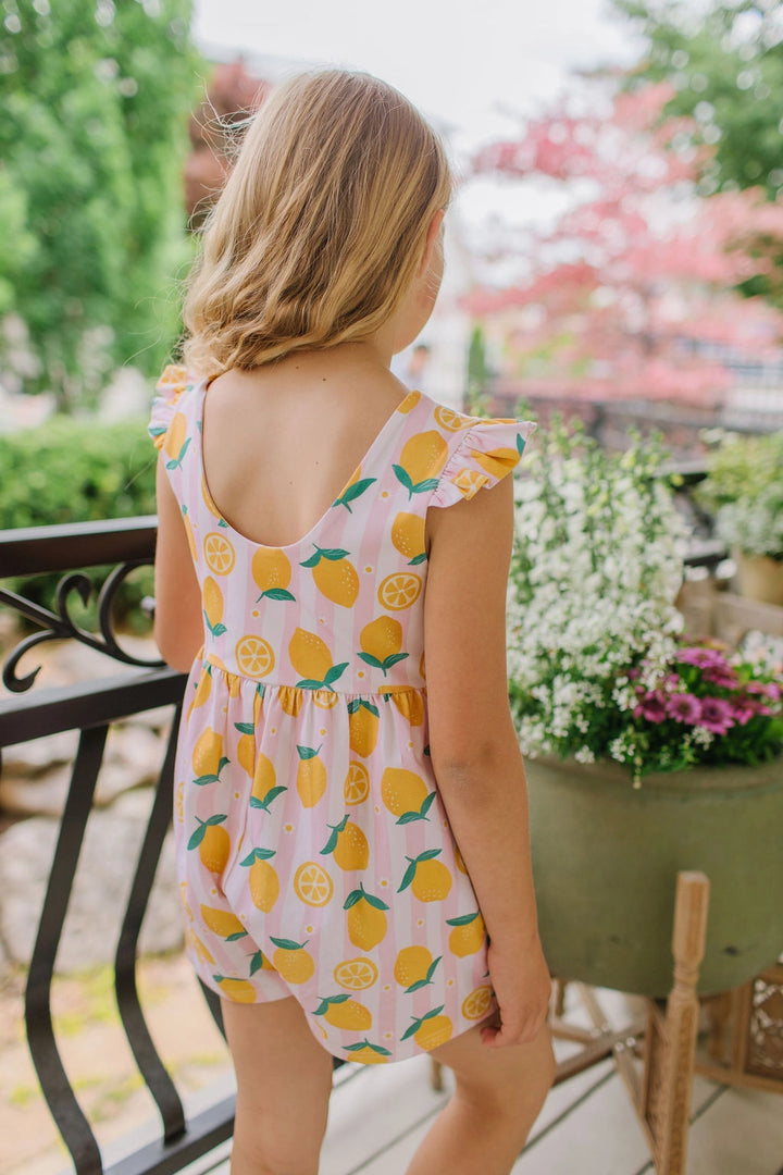 Ollie Jay Macie Romper in Lemonade