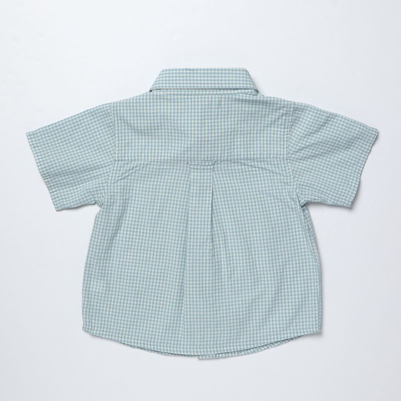 Pink Chicken Jack Shirt in Light Blue Gingham