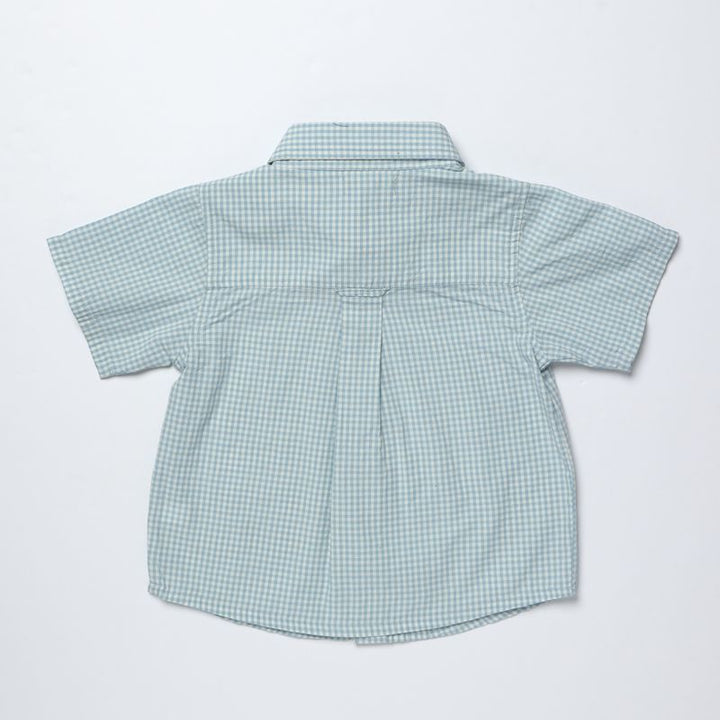 Pink Chicken Jack Shirt in Light Blue Gingham