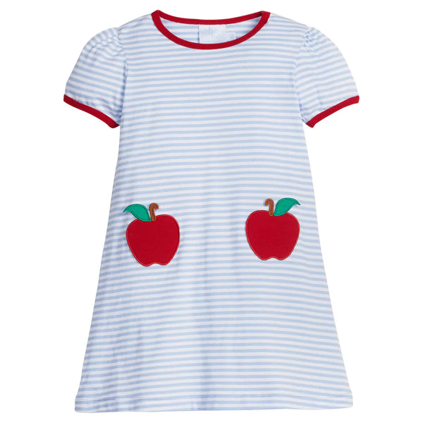 Dress with Apple Applique