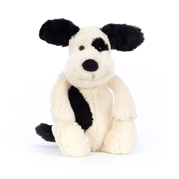Jellycat Bashful Black/cream Puppy