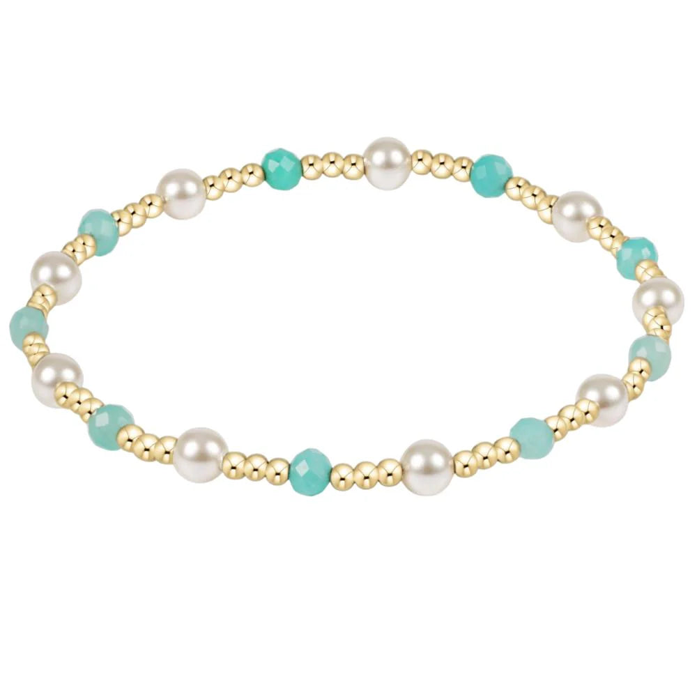 Enewton Pearl Sincerity 4mm Gem Bracelet in Amazonite