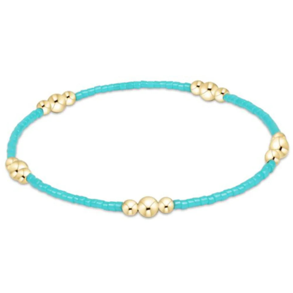 Enewton Hope Purpose Gold Bracelet in Turquoise