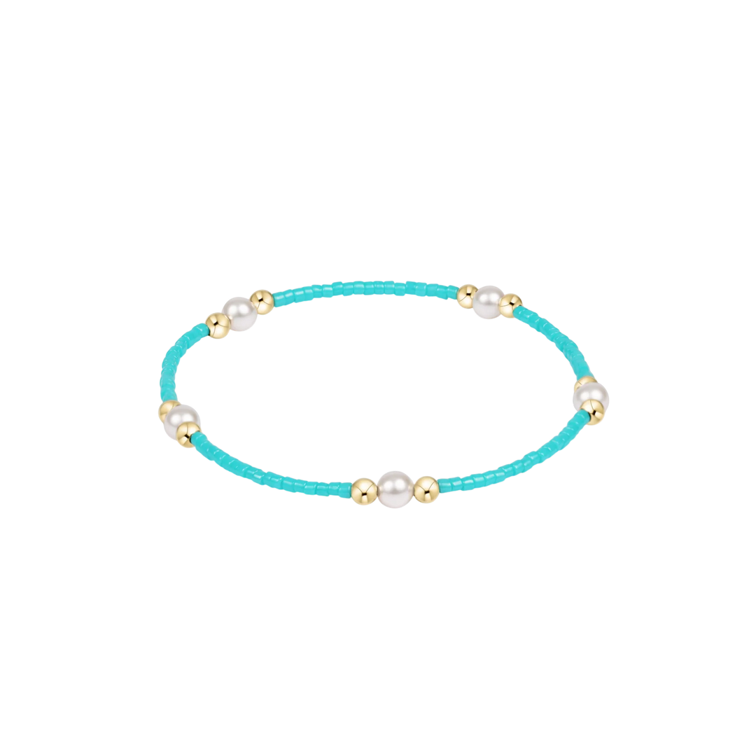 Enewton Hope Purpose Pearl Bracelet in Turquoise