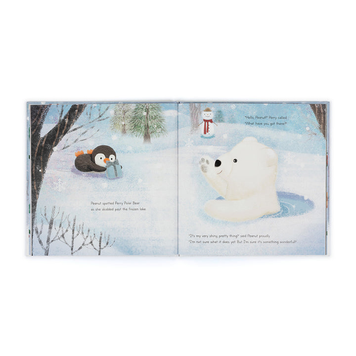 Jellycat Peanut Penguins Perfect Present Book