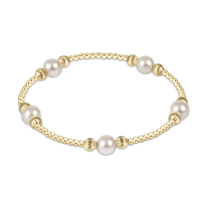 ENewton Purpose Pearl 6MM Bead Bracelet-Dignity
