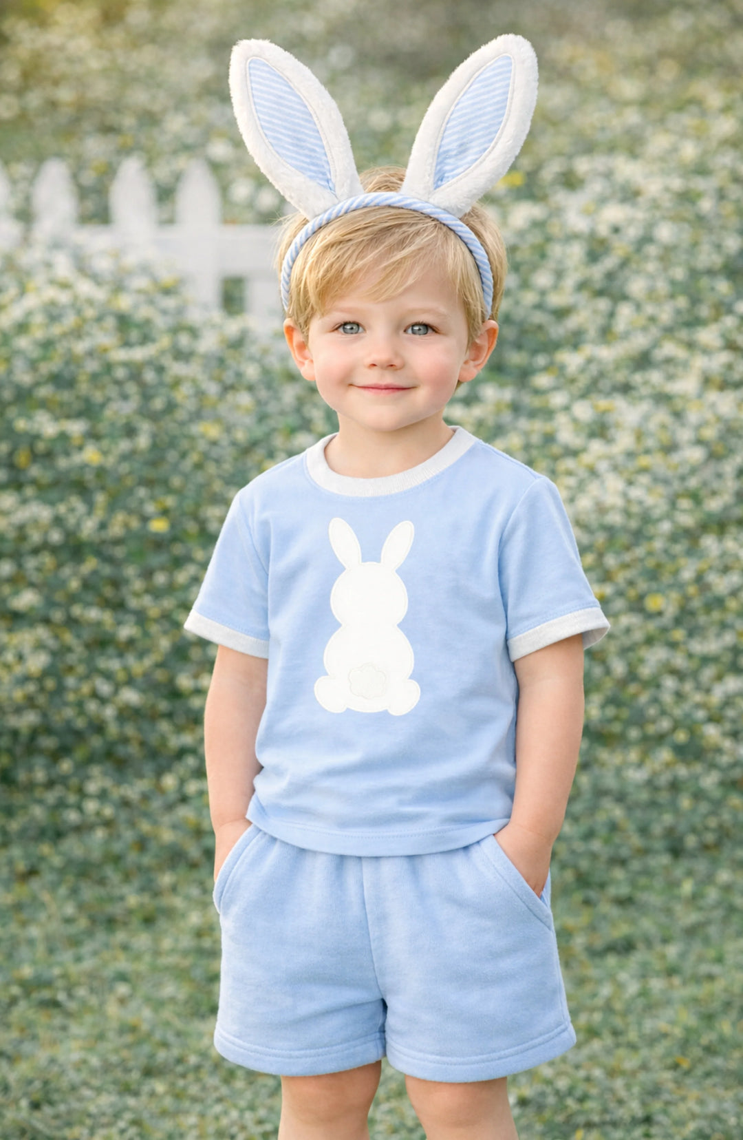Bits & Bows Blue Bunny Headband