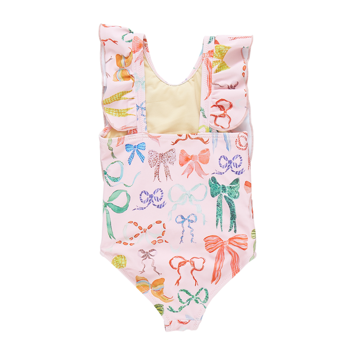 Pink Chicken Bows Katniss Suit (sizes 2-6)