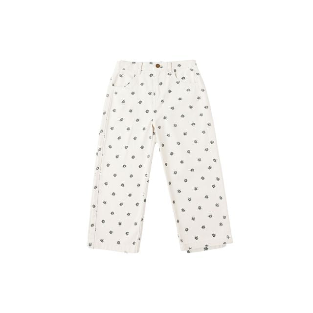 Rylee & Cru Straight Leg Pant in Mini Daisy