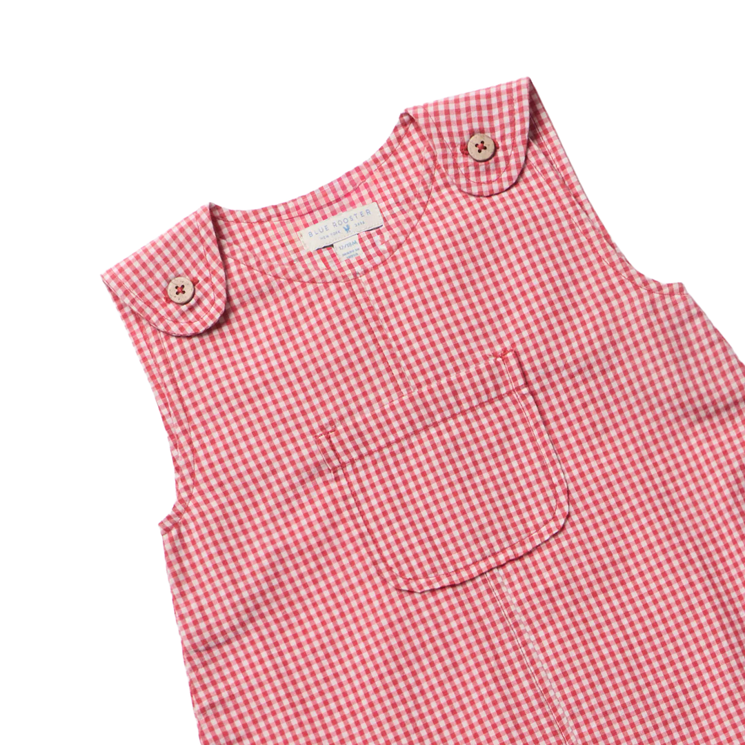 Pink Chicken Noah Jumper in Red Gingham