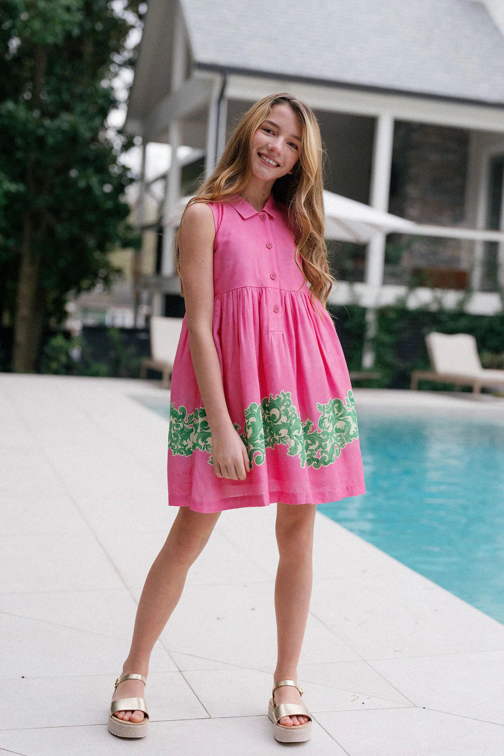 Briton Court Rachel Dress in Pink