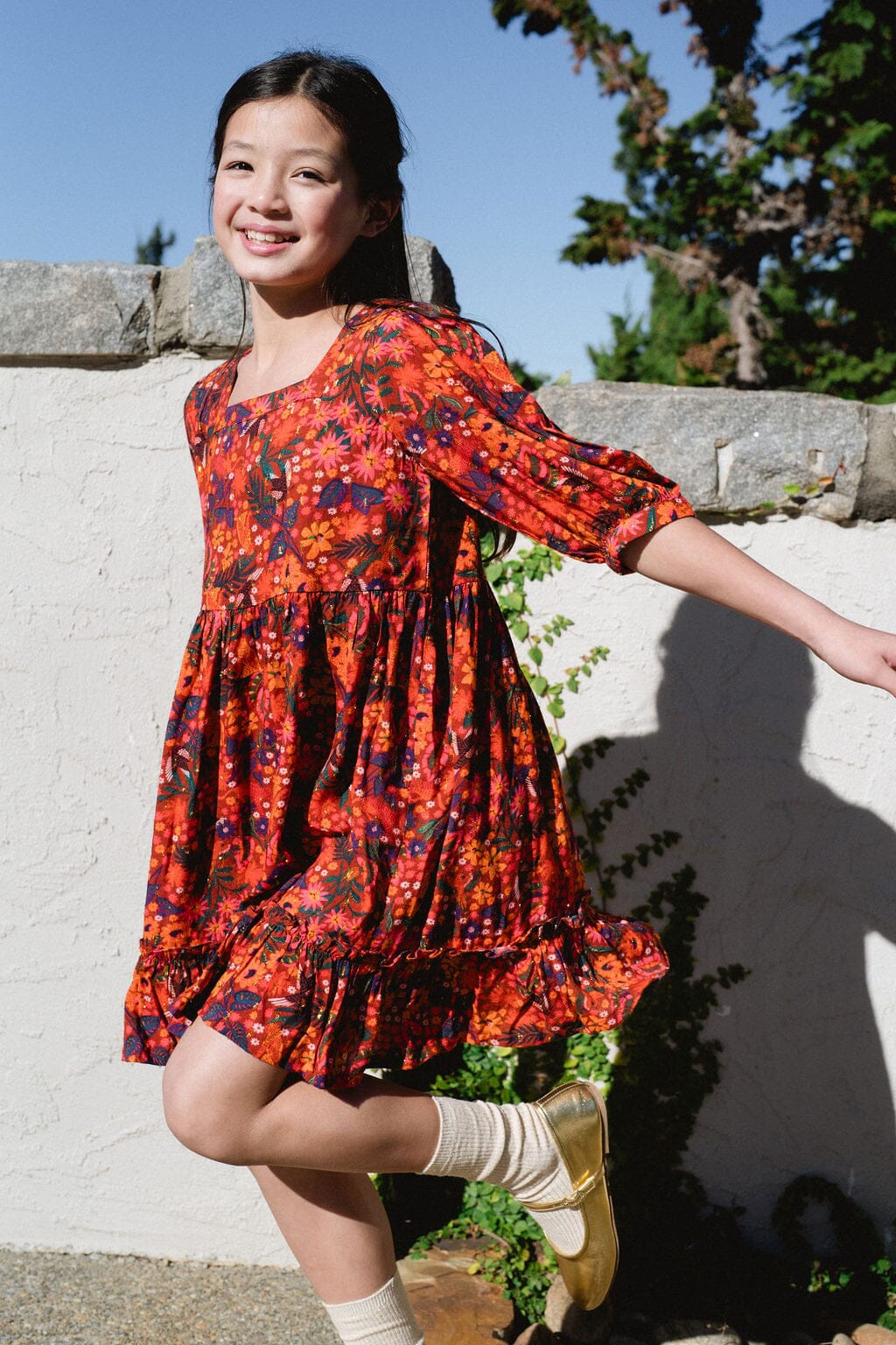 Briton Court Kenzie Dress in Fall Floral