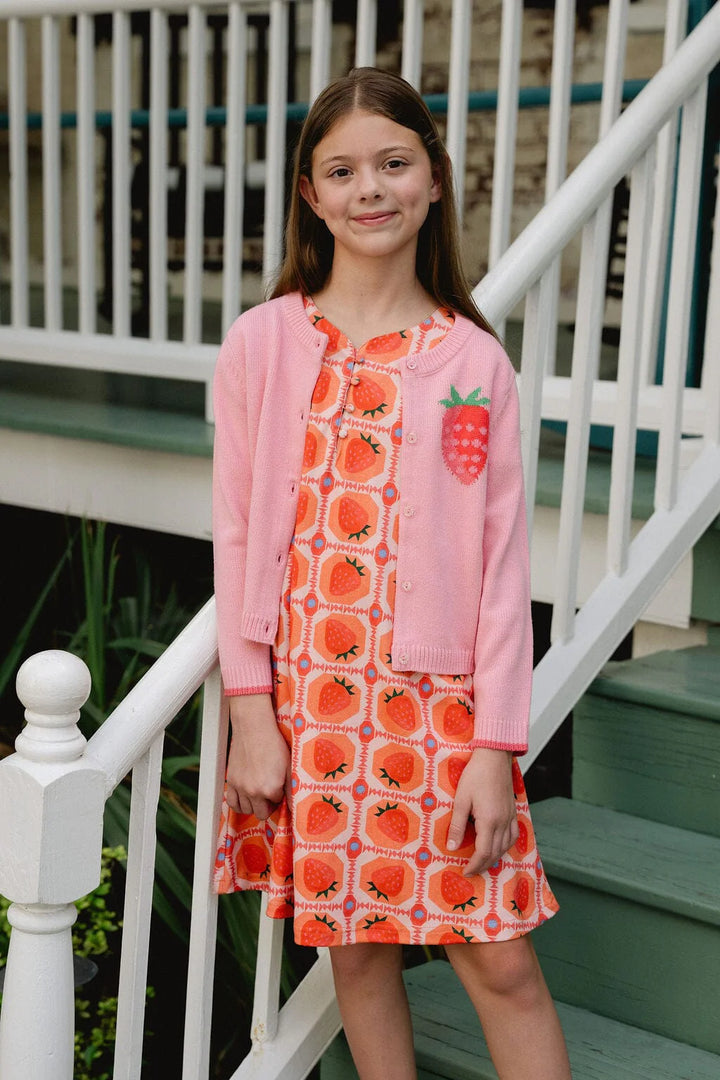 Briton Court Strawberry Evelyn Cardigan