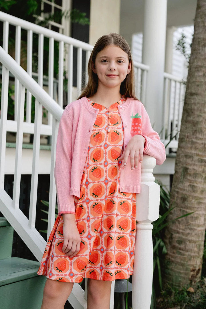 Briton Court Abigail Dress in Wild Strawberry