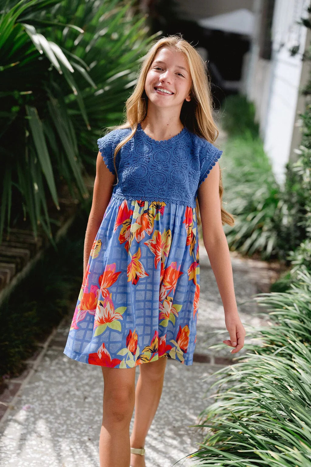 Briton Court Kayla Dress in Carolina Blue