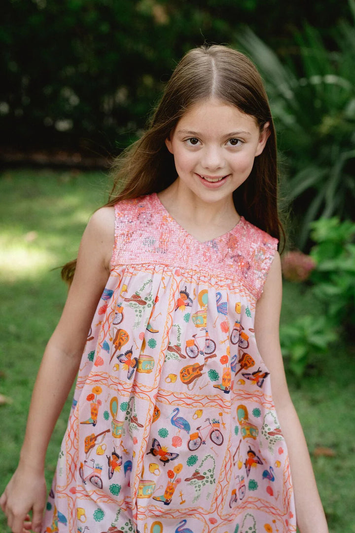 Briton Court Alice Dress in Pink