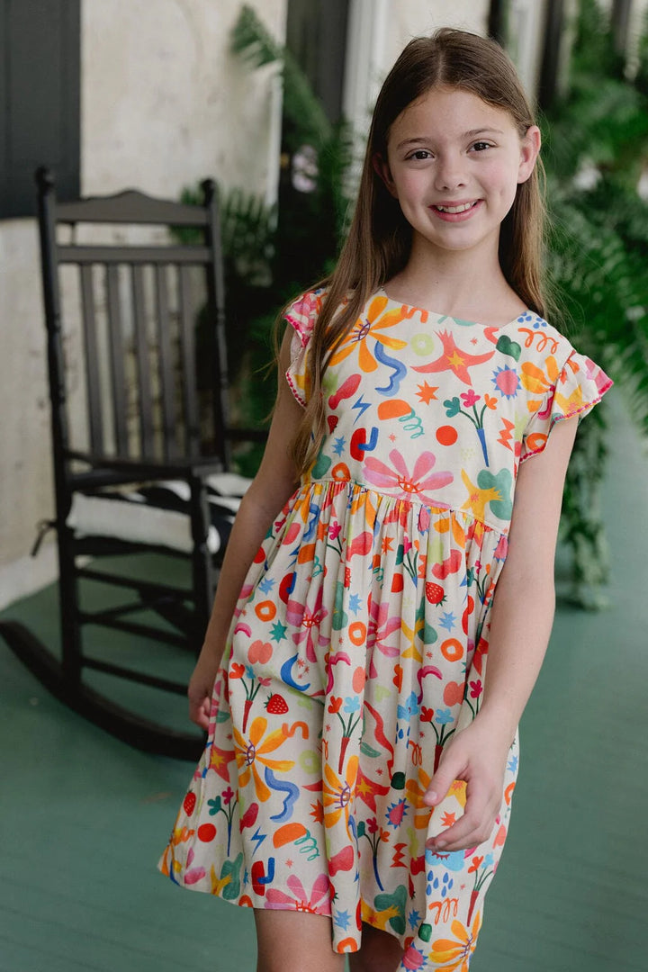 Briton Court Norah Dress in Starlit Petals