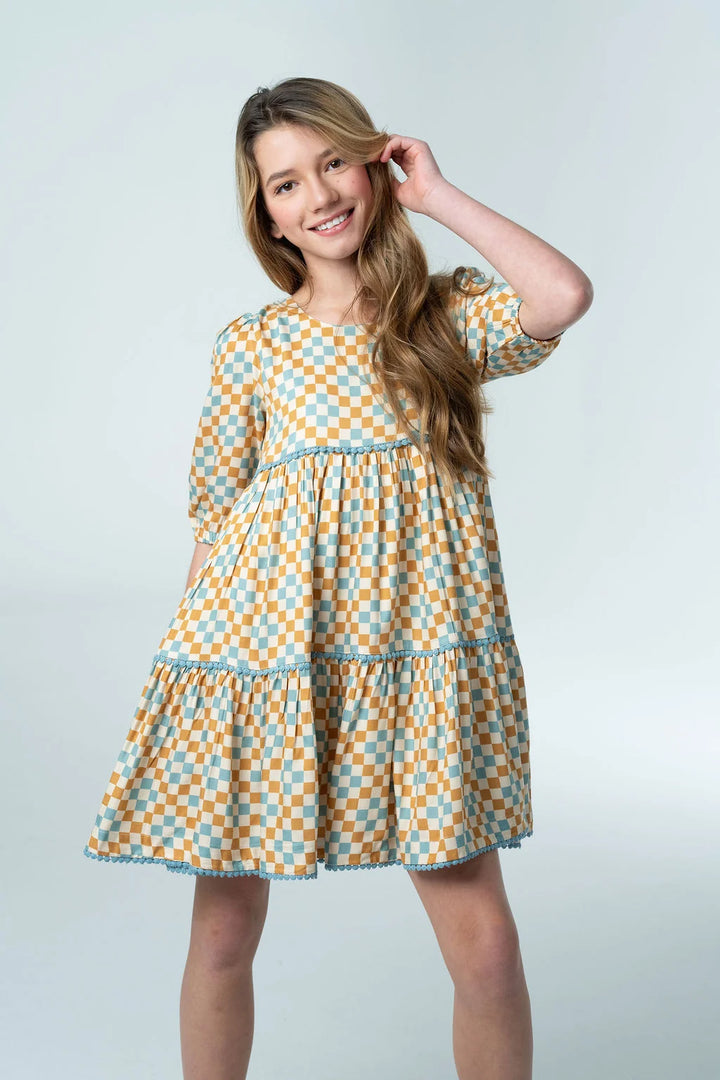 Briton Court Quinn Dress in Muted Taupe