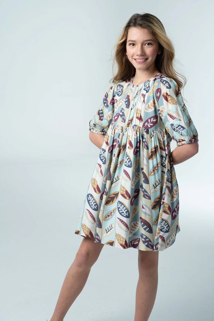Briton Court Eva Dress in Falling Leaves