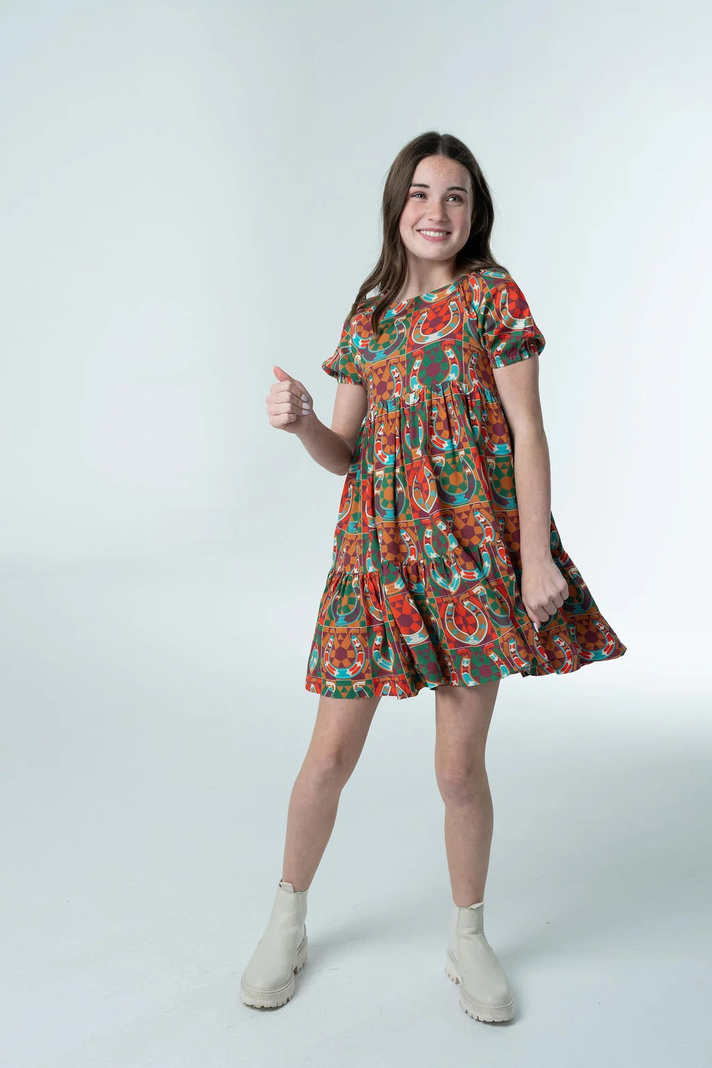 Haven Dress in Retro Carousel