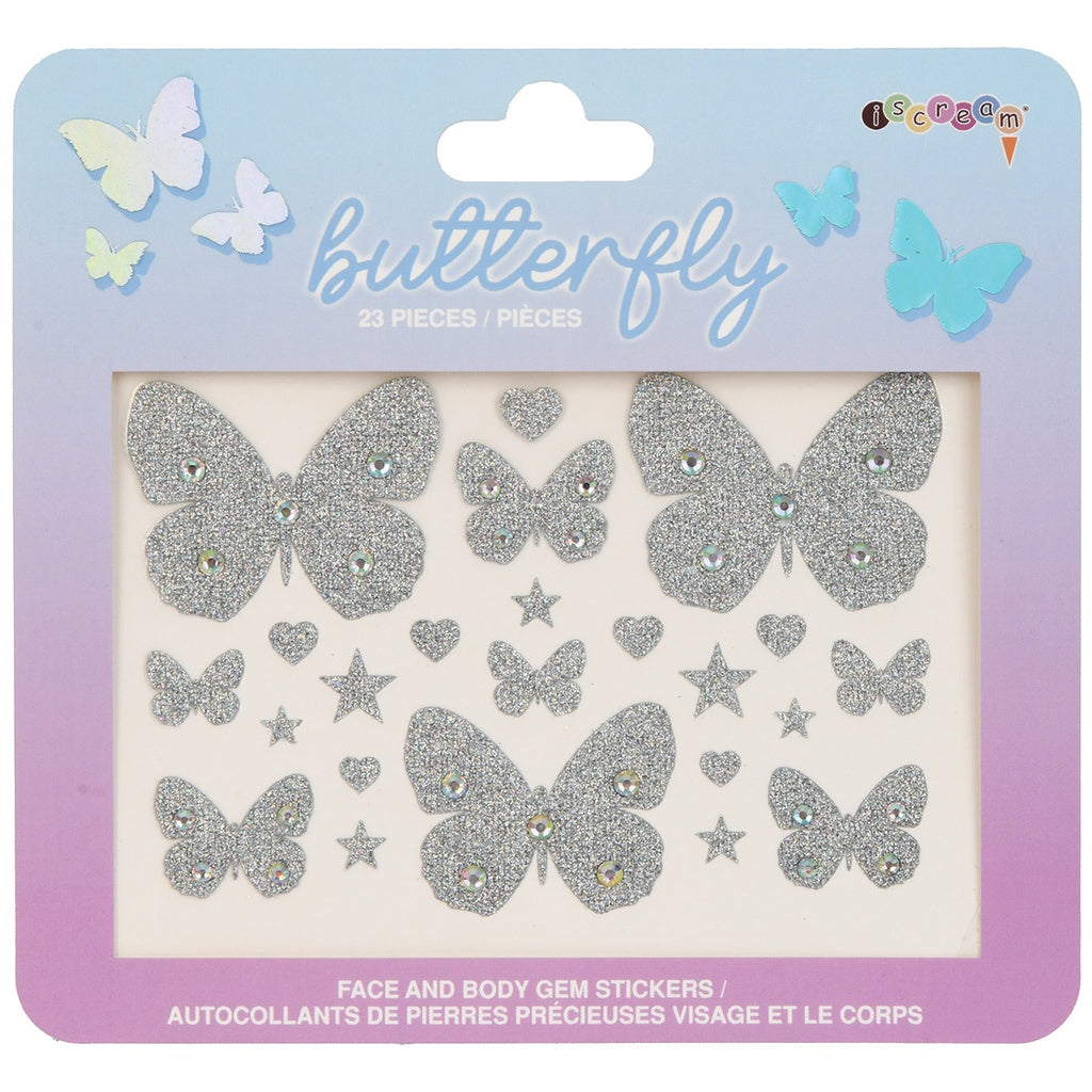 Iscream Butterfly Body Stickers