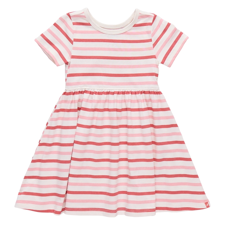 Pink Chicken Sunny Dress in Pink & Red Stripe