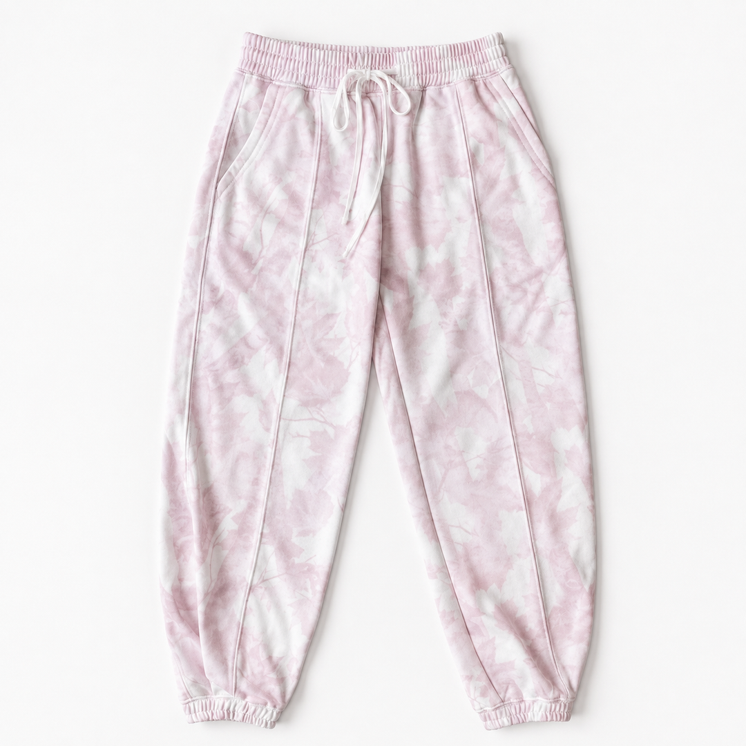 Pale Pink Camo Sweatpants