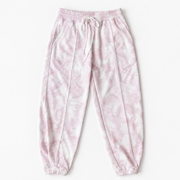 Pale Pink Camo Sweatpants