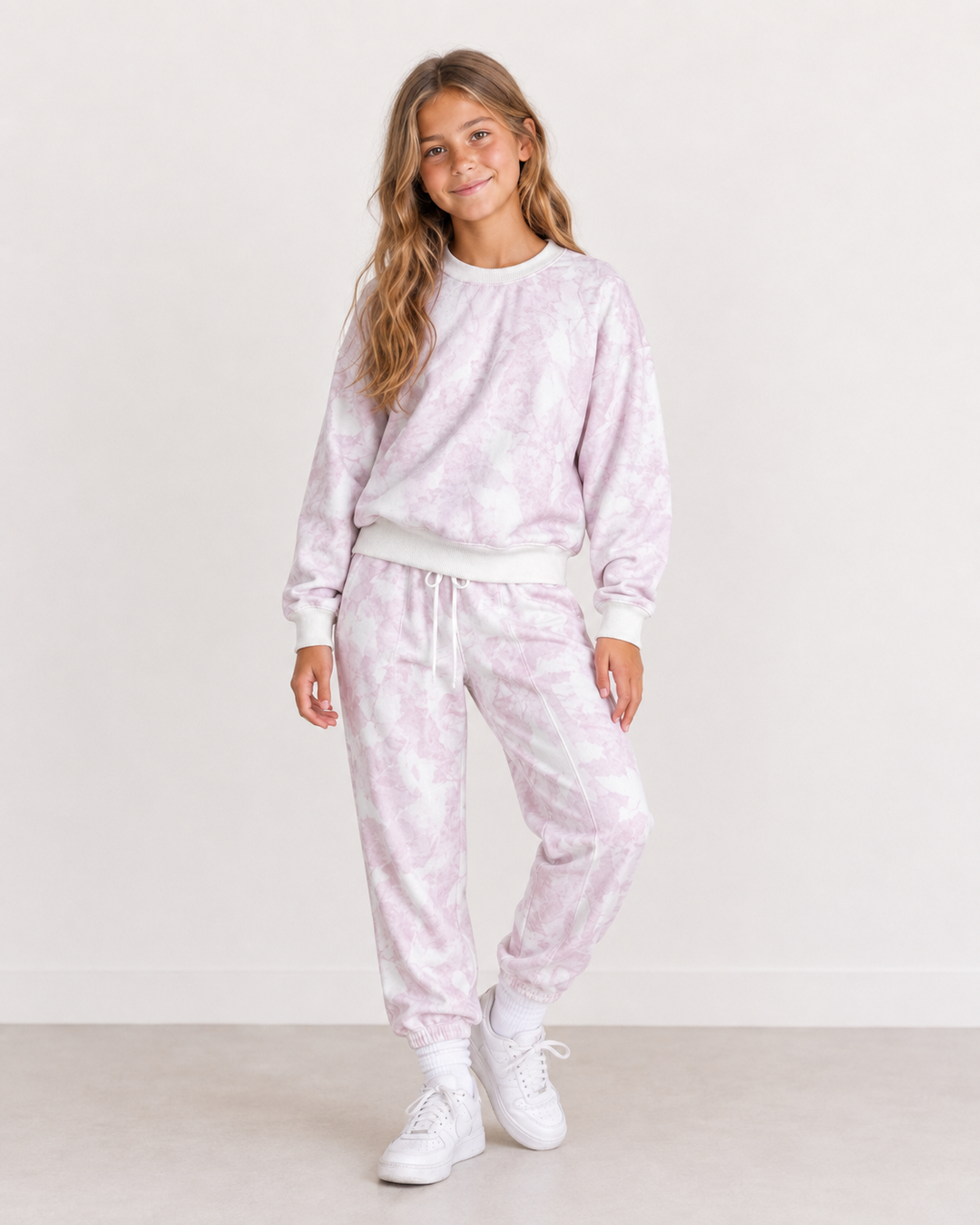 Pale Pink Camo Sweatshirt