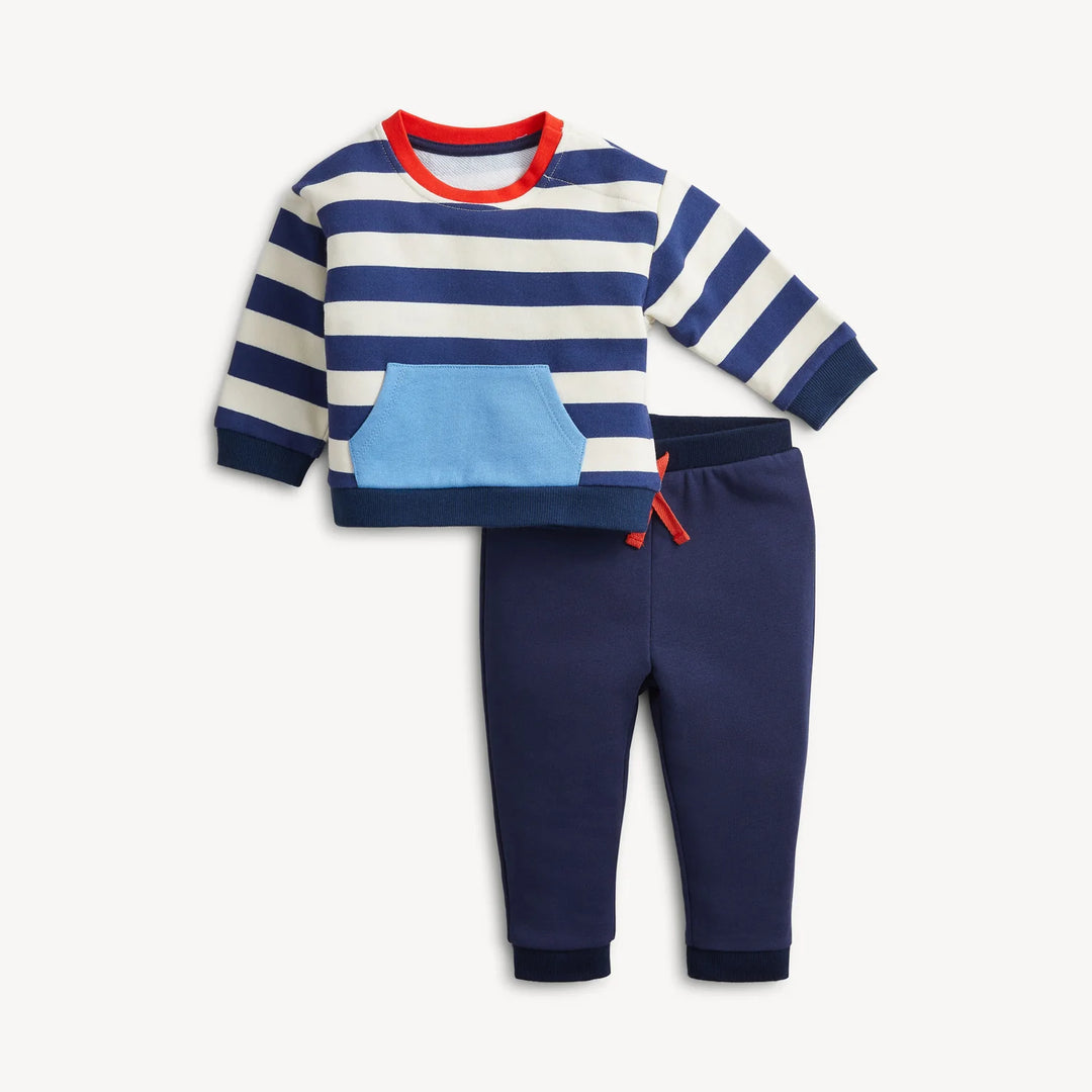 Magnetic Me Navy Stripe 2 Piece Set